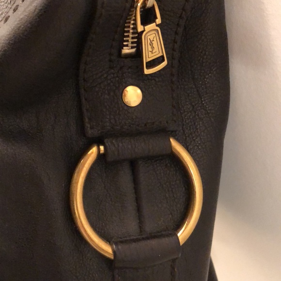 Yves Saint Laurent leather shoulder Bag Muse bag, brown - Picture 4 of 8